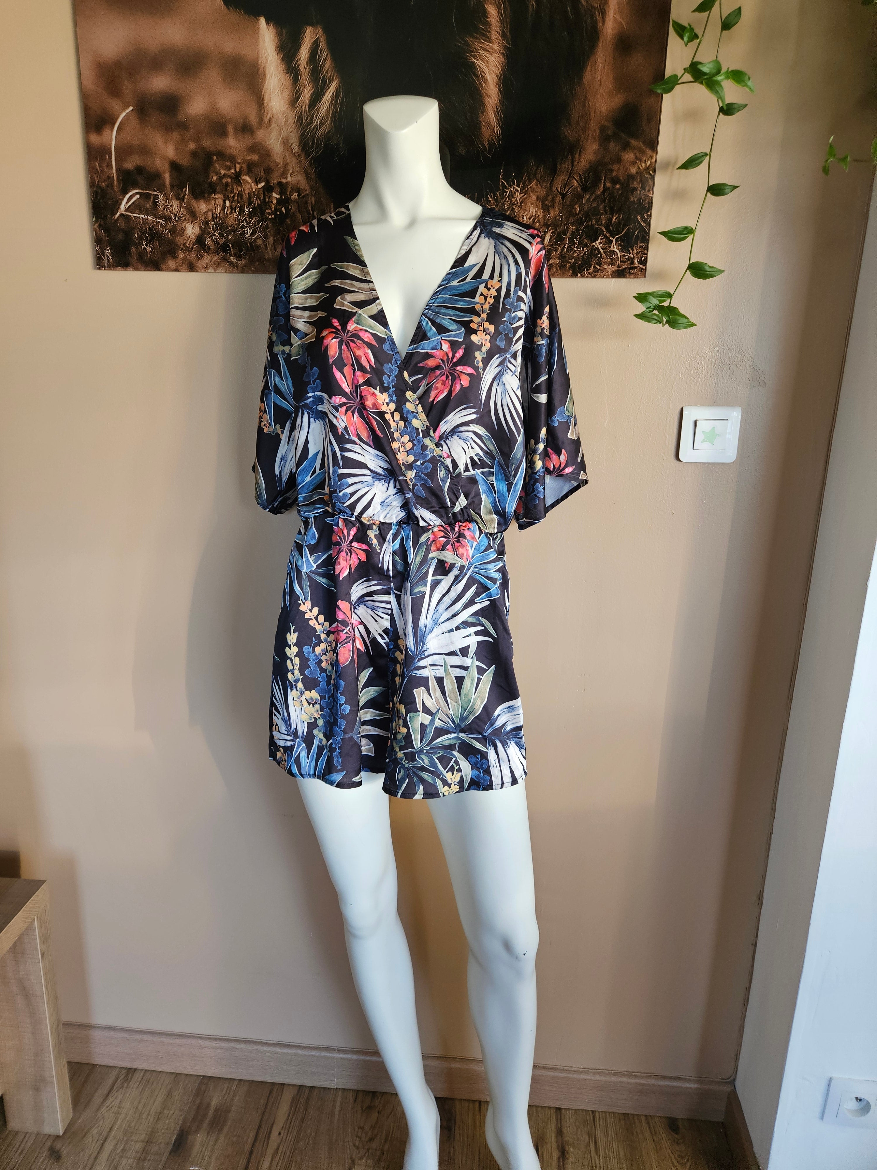 Robe Short Fleurie Mulaya Taille S - Seconde Main