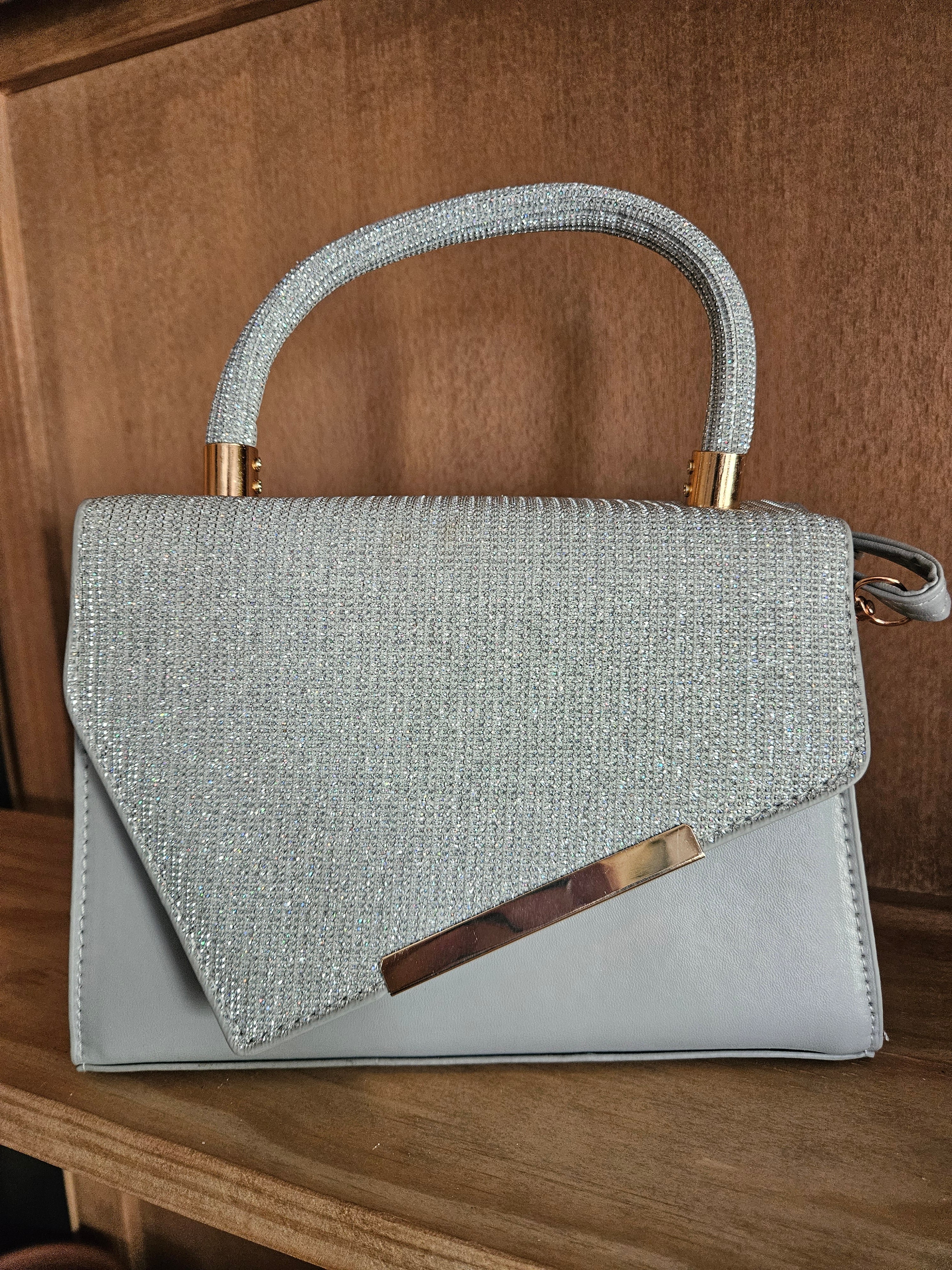 Sac à Main Pailleté - Neuf Beige et un Gris