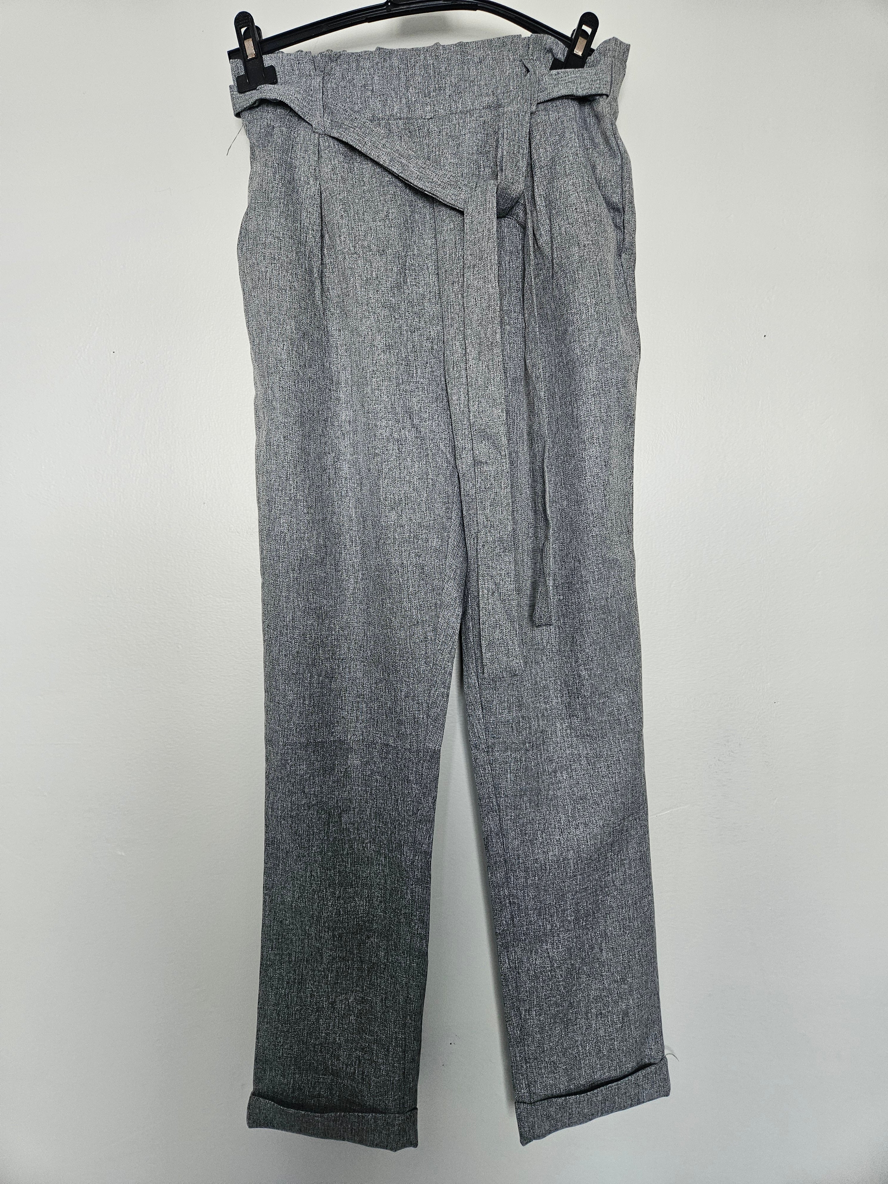 Pantalon Gris avec Ceinture Emma Ella Taille S - Neuf