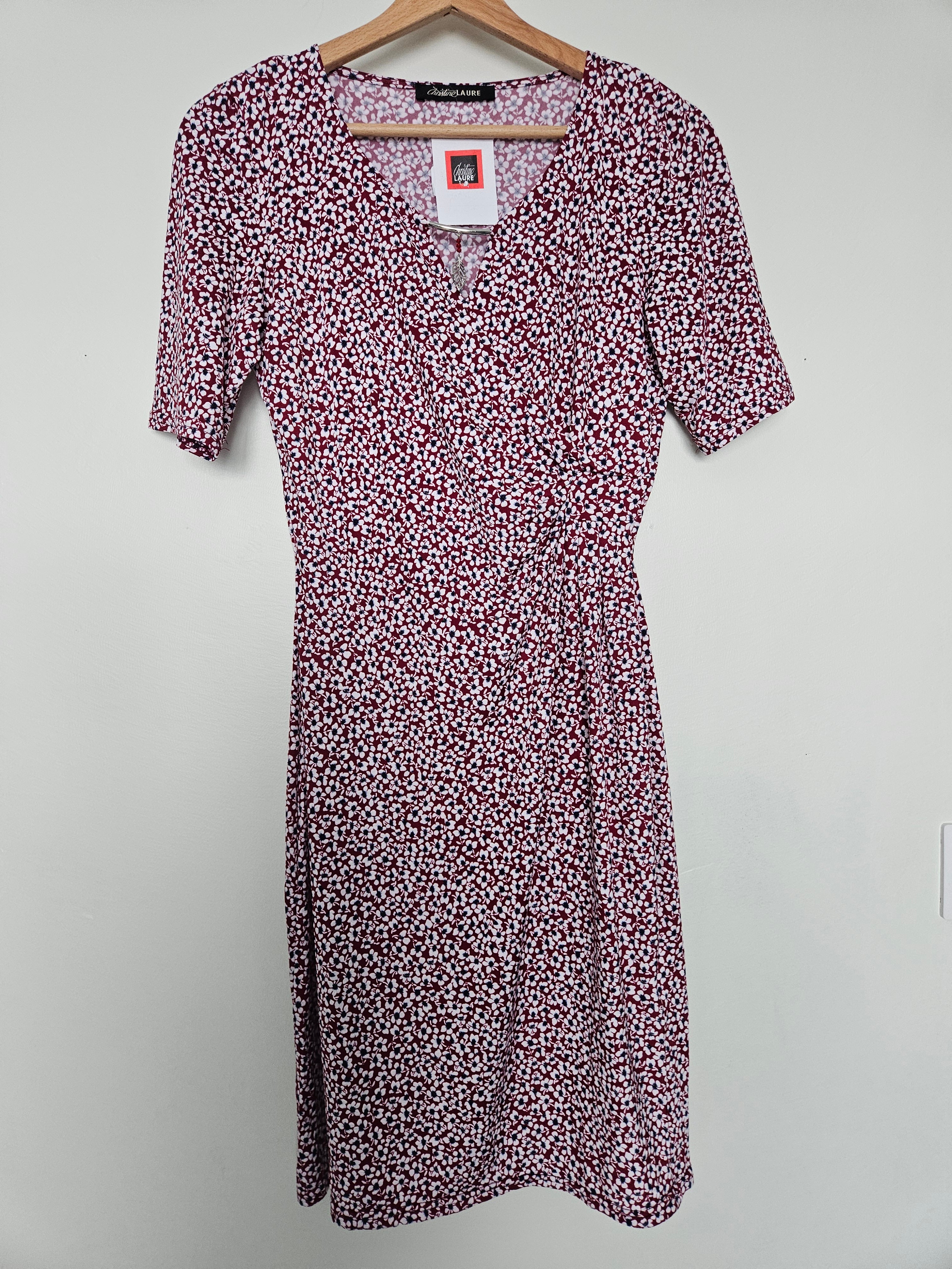 Robe Fleurie Christine Laure Taille S - Neuve