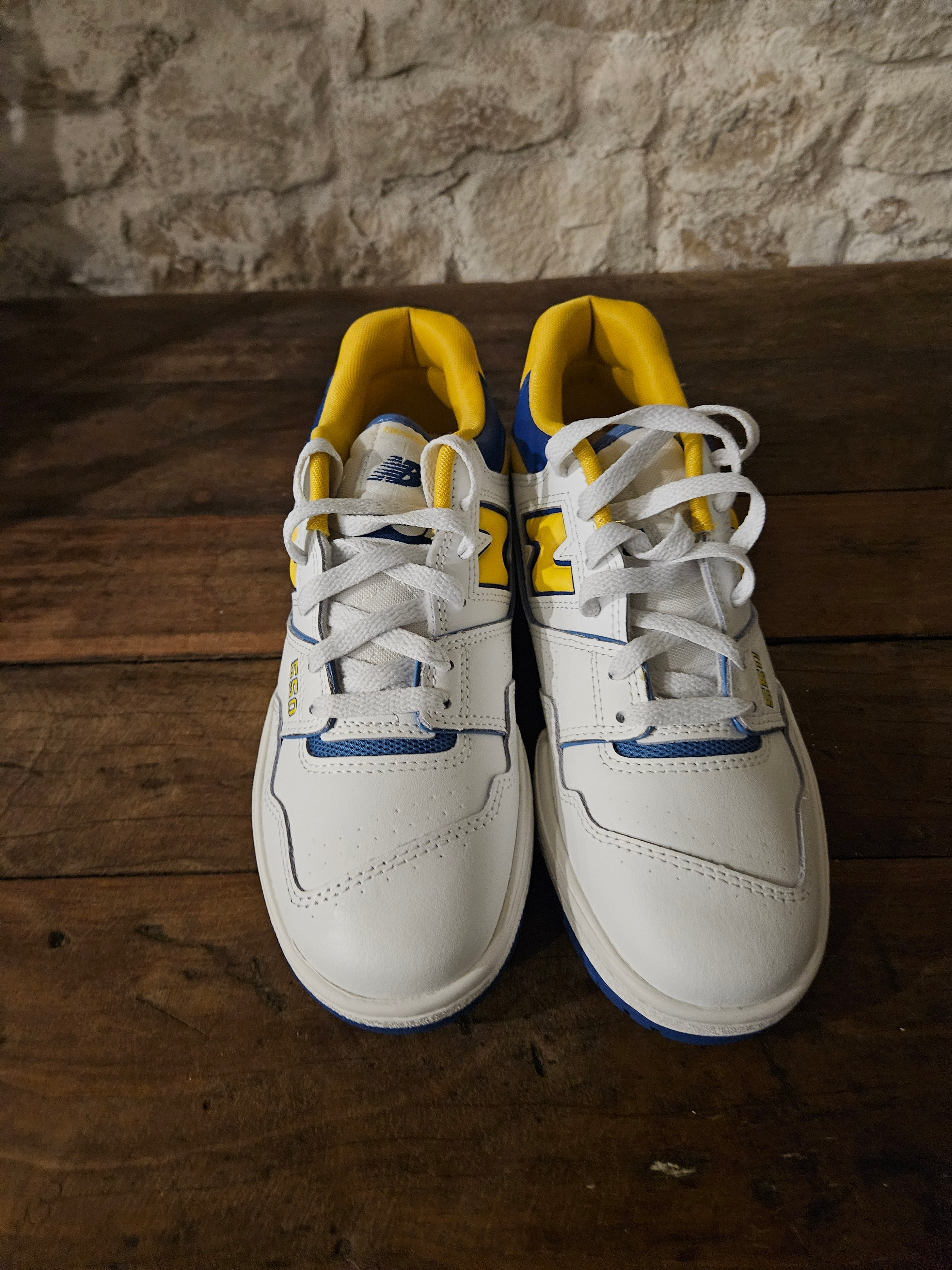 Baskets New Balance Blanches Jaune Bleu - Pointure 40 - FIN DE SÉRIE